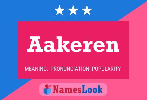 ملصق اسم Aakeren