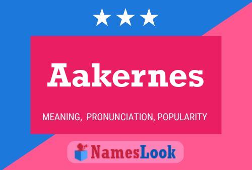 ملصق اسم Aakernes