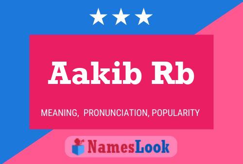 ملصق اسم Aakib Rb