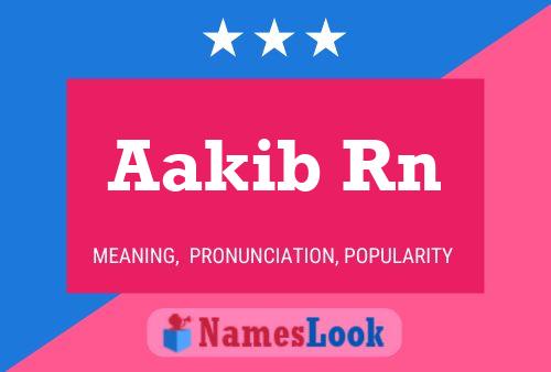 ملصق اسم Aakib Rn