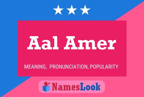 ملصق اسم Aal Amer