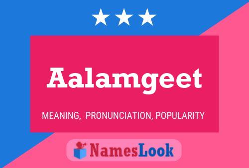 ملصق اسم Aalamgeet