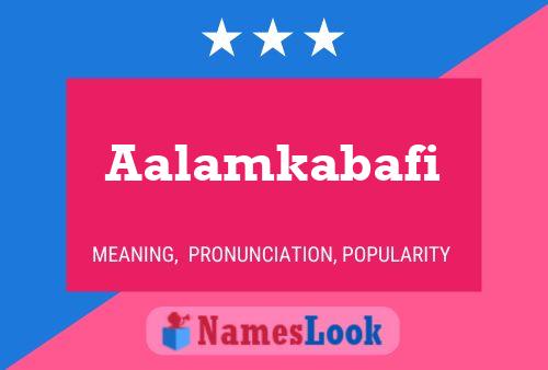 ملصق اسم Aalamkabafi