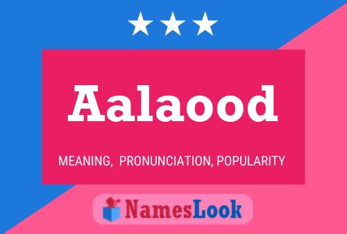 ملصق اسم Aalaood