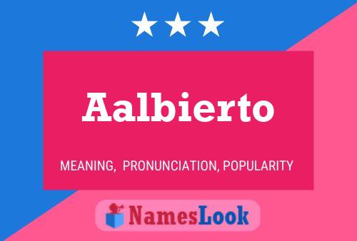 ملصق اسم Aalbierto