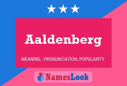 ملصق اسم Aaldenberg