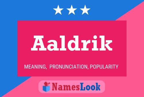 ملصق اسم Aaldrik