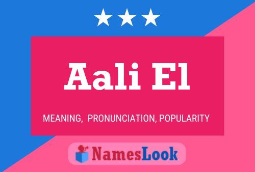 ملصق اسم Aali El