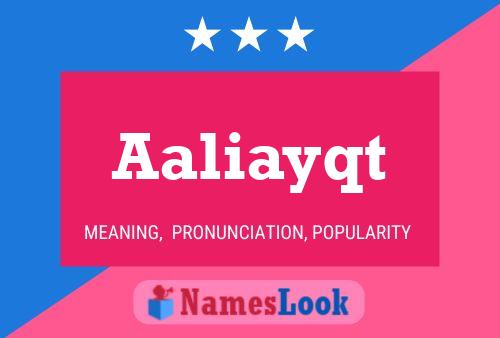 ملصق اسم Aaliayqt