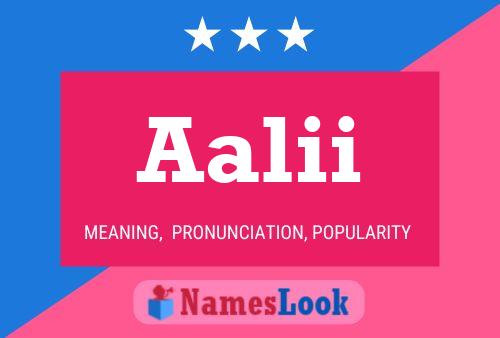 ملصق اسم Aalii