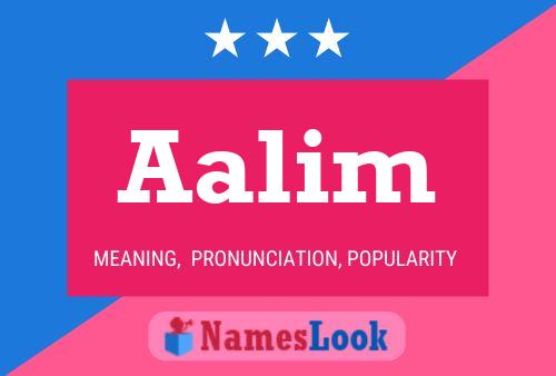 ملصق اسم Aalim