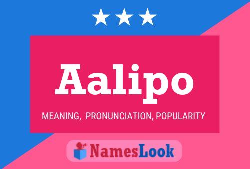 ملصق اسم Aalipo