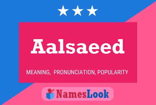 ملصق اسم Aalsaeed