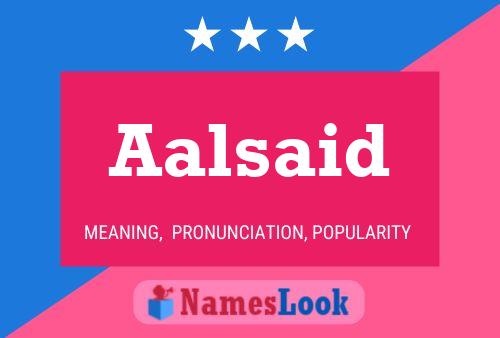 ملصق اسم Aalsaid