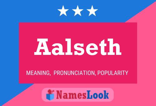 ملصق اسم Aalseth