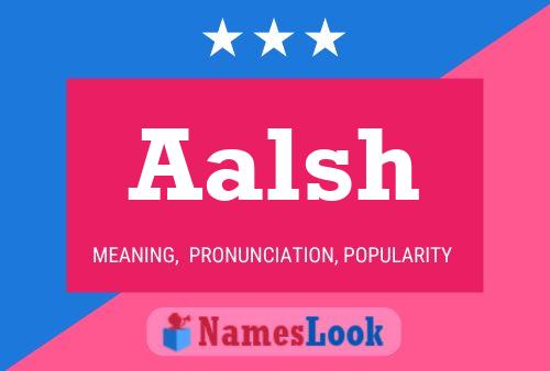 ملصق اسم Aalsh