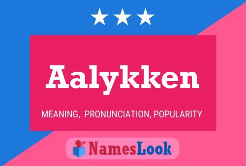 ملصق اسم Aalykken