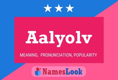 ملصق اسم Aalyolv