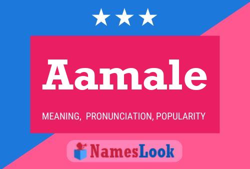 ملصق اسم Aamale