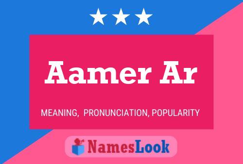 ملصق اسم Aamer Ar