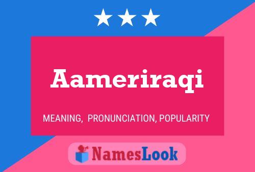 ملصق اسم Aameriraqi