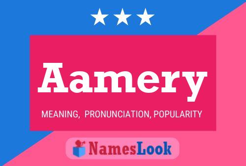 ملصق اسم Aamery