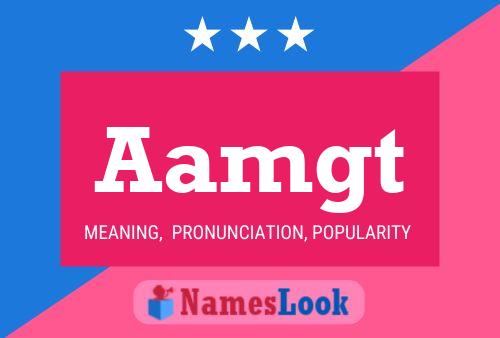 ملصق اسم Aamgt