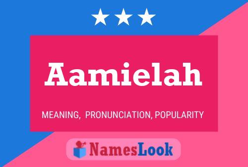 ملصق اسم Aamielah