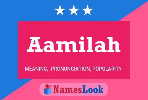 ملصق اسم Aamilah