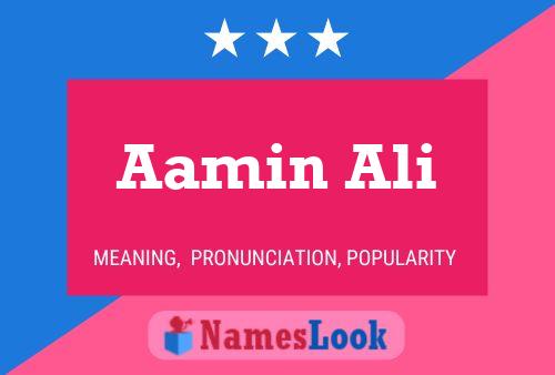 ملصق اسم Aamin Ali