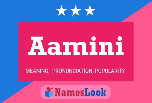 ملصق اسم Aamini