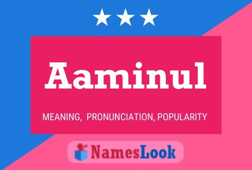 ملصق اسم Aaminul