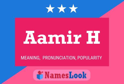 ملصق اسم Aamir H