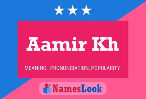 ملصق اسم Aamir Kh