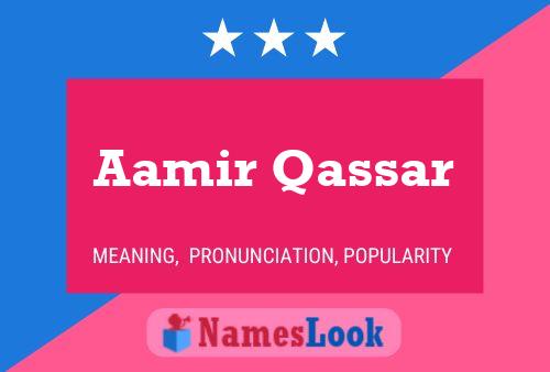 ملصق اسم Aamir Qassar