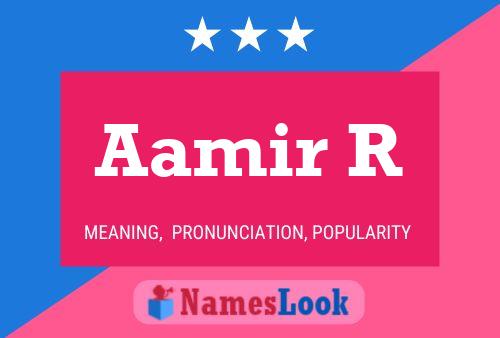 ملصق اسم Aamir R