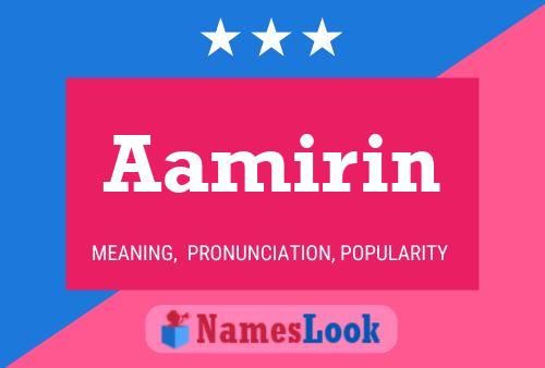 ملصق اسم Aamirin