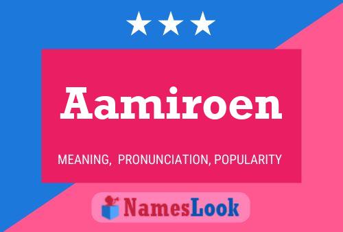 ملصق اسم Aamiroen