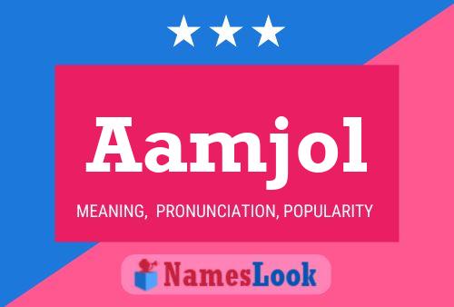 ملصق اسم Aamjol