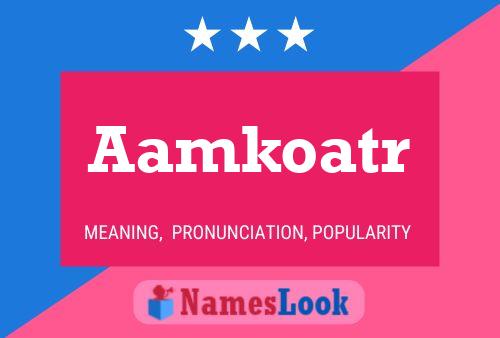 ملصق اسم Aamkoatr