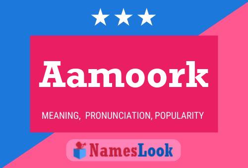 ملصق اسم Aamoork