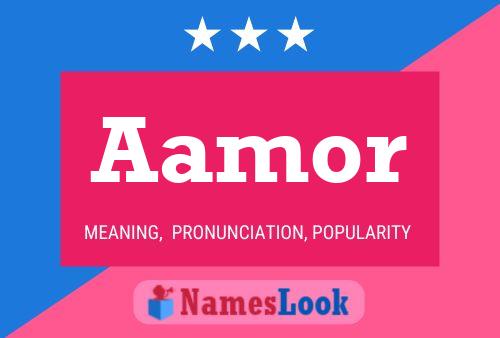 ملصق اسم Aamor