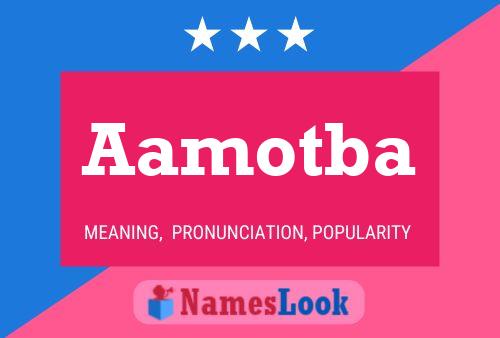 ملصق اسم Aamotba