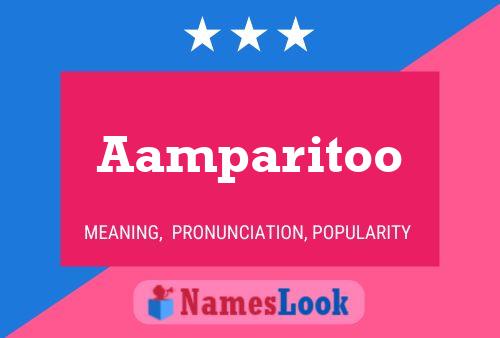 ملصق اسم Aamparitoo