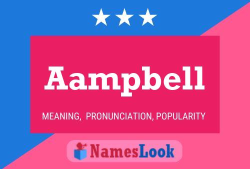 ملصق اسم Aampbell