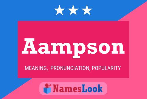 ملصق اسم Aampson