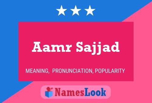 ملصق اسم Aamr Sajjad