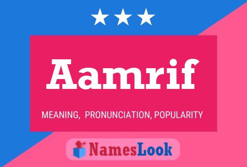 ملصق اسم Aamrif