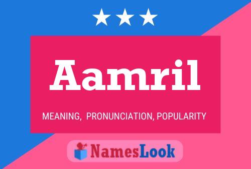 ملصق اسم Aamril