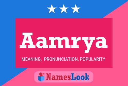 ملصق اسم Aamrya